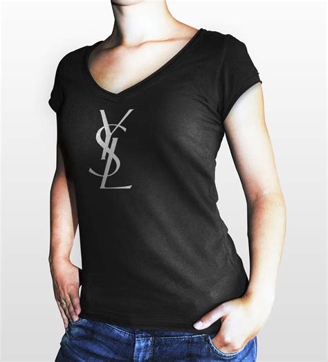 ysl t shirt women's|saint laurent t shirt small.